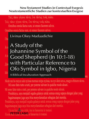 cover image of A Study of the Johannine Symbol of the Good Shepherd (Jn 10